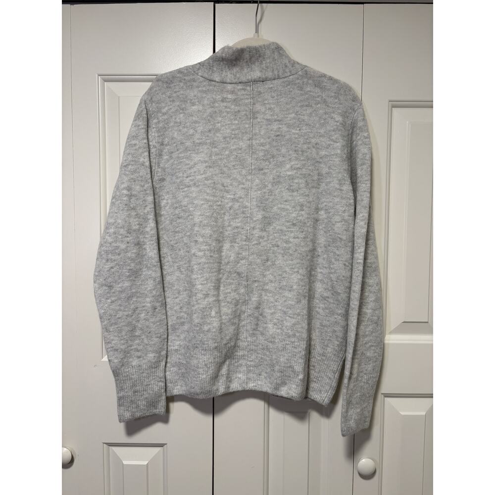 1.STATE XL Heather Gray Knit Cardigan Sweater - Picture 8 of 8
